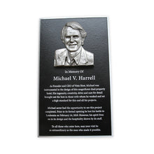 Load image into Gallery viewer, Cast Aluminum Plaque with Bas Relief Photo