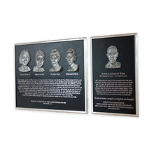 Load image into Gallery viewer, Cast Aluminum Plaque with Bas Relief Photo