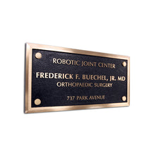 Load image into Gallery viewer, Cast Bronze Doctor Plaque