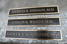 Load image into Gallery viewer, Cast Bronze Doctor Plaque