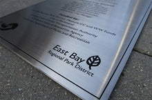 Load image into Gallery viewer, Stainless Steel Memorial Plaque